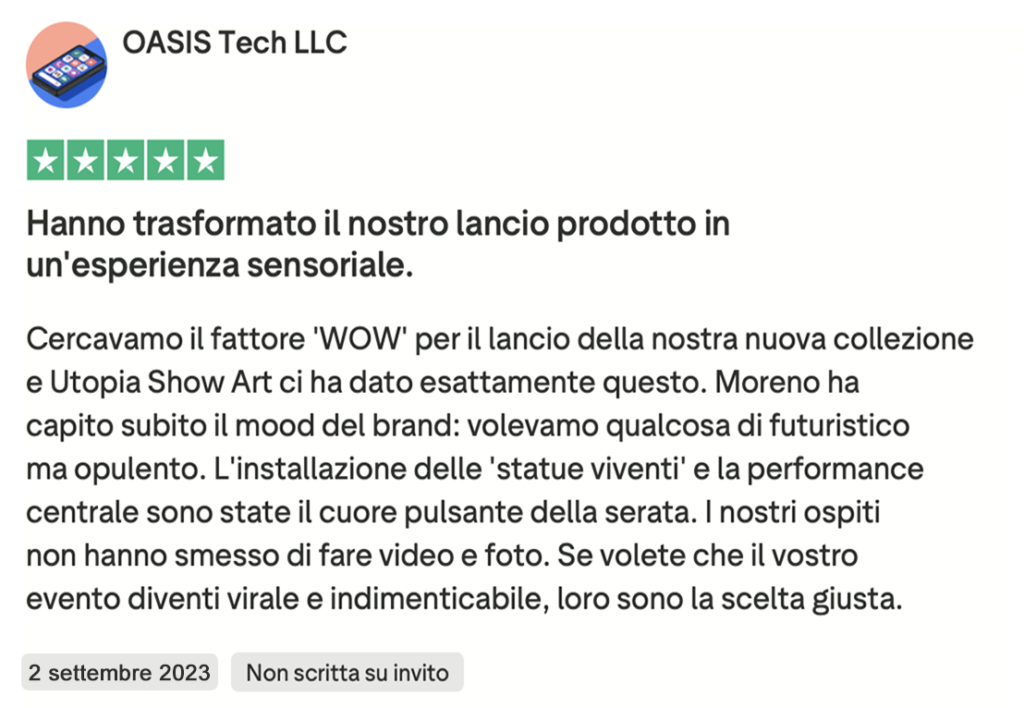 Home 2 Recensione 3 Evento USA Incentive Venezia