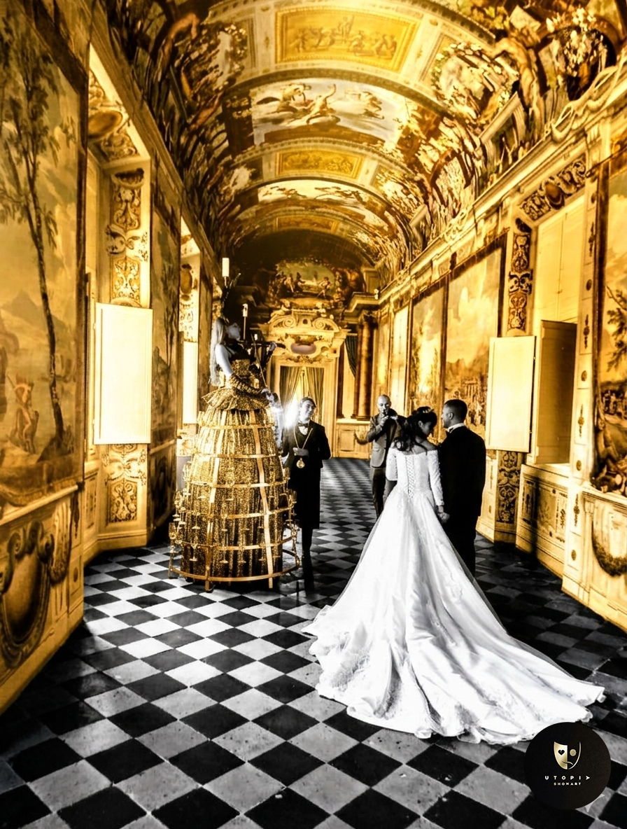 Home 3 Performance d'autore Utopia Show Art per matrimoni luxury